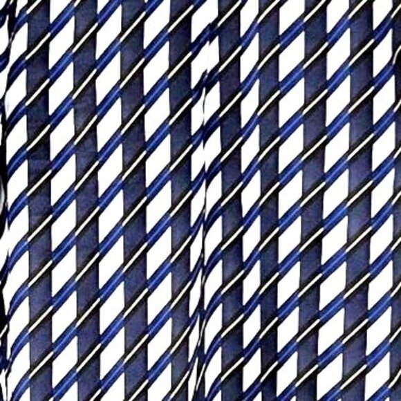 DKNY Geometric Print Cropped Wide Leg Pull-On Culotte Pants Women's Size Large - Picture 4 of 8